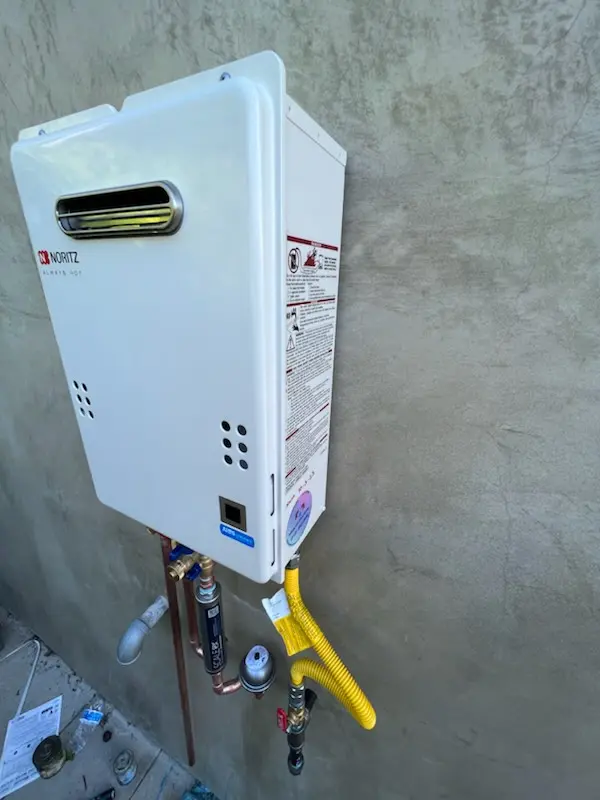 Tankless water heater installation for North River Shores homes